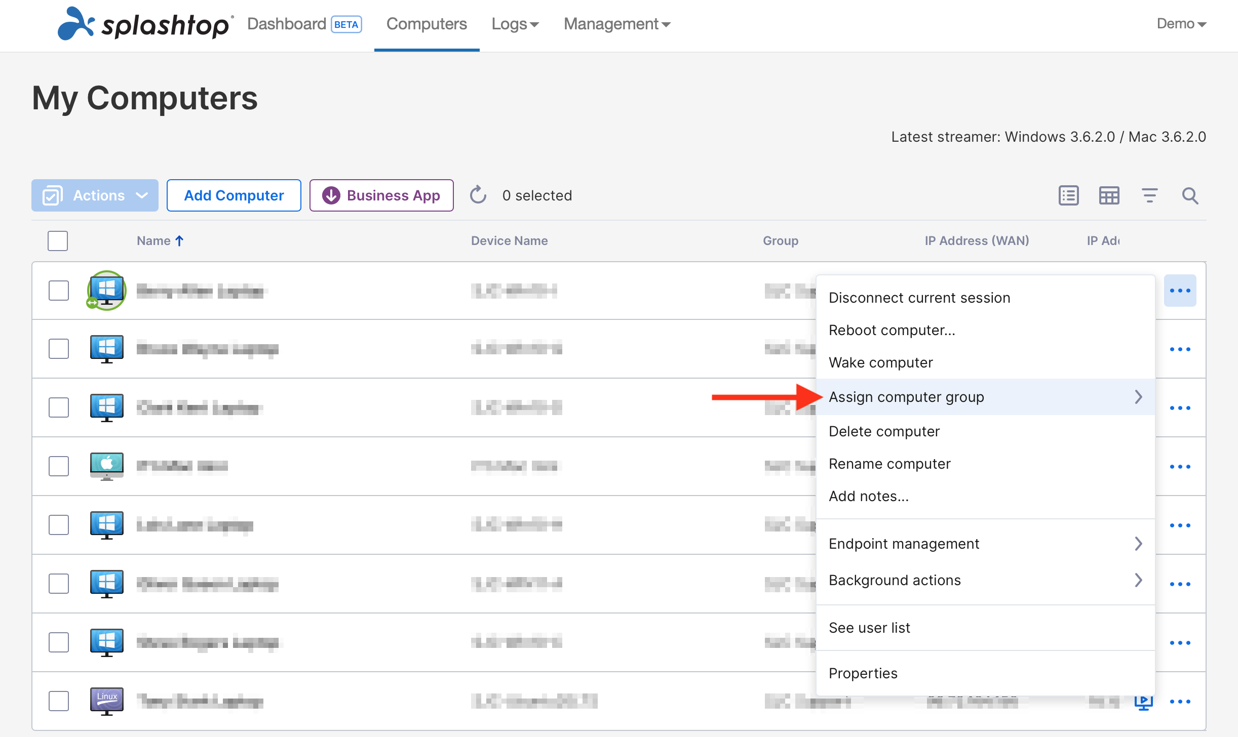 Centralized Management Console