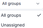 Filter by group